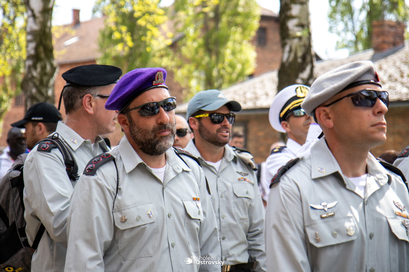 יום השואה באושוויץ