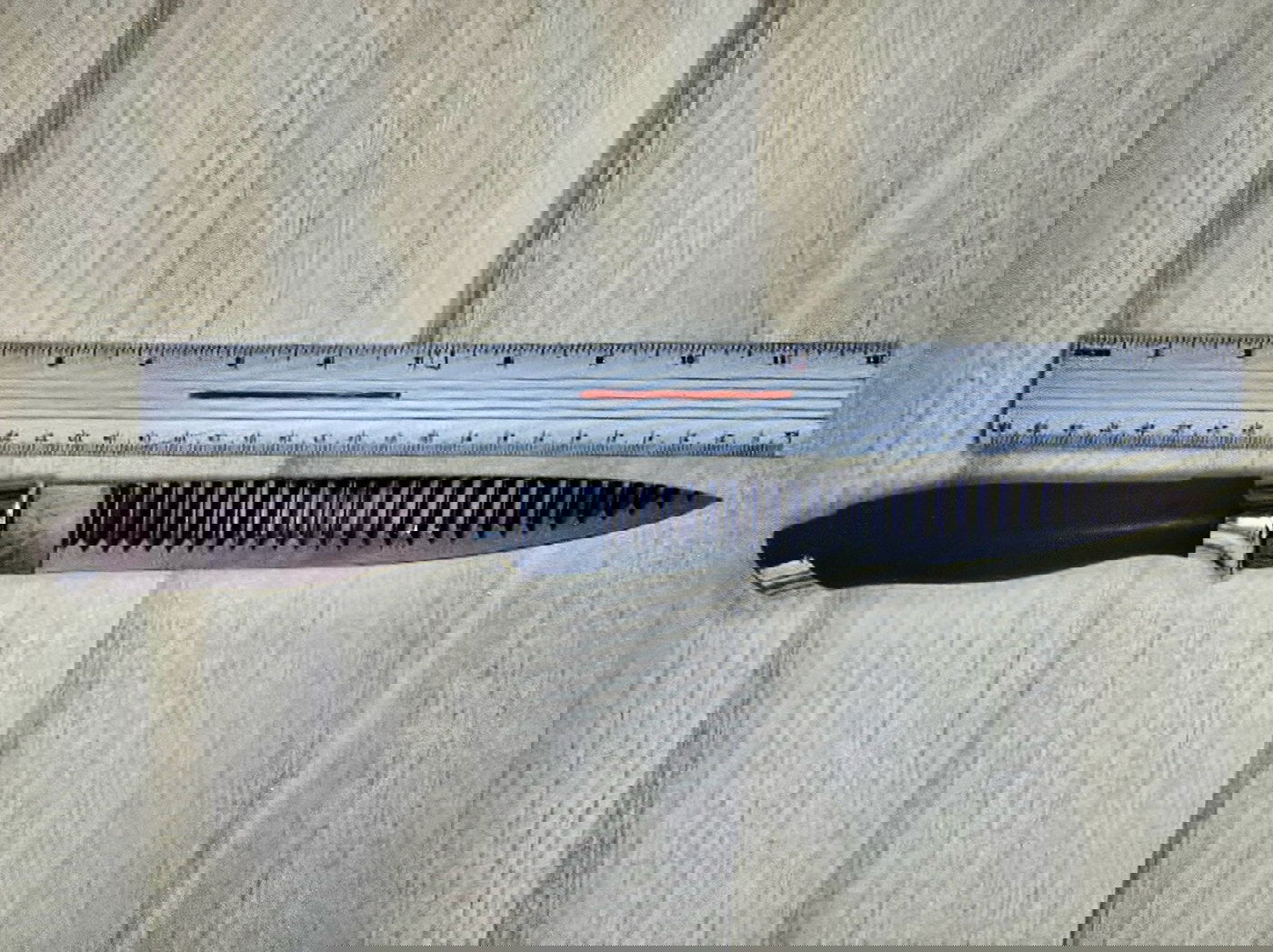 הסכין שנתפסה אצל החשוד