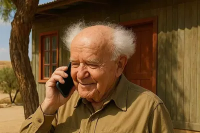 אווטאר בינה מלאכותית של דוד בן-גוריון 