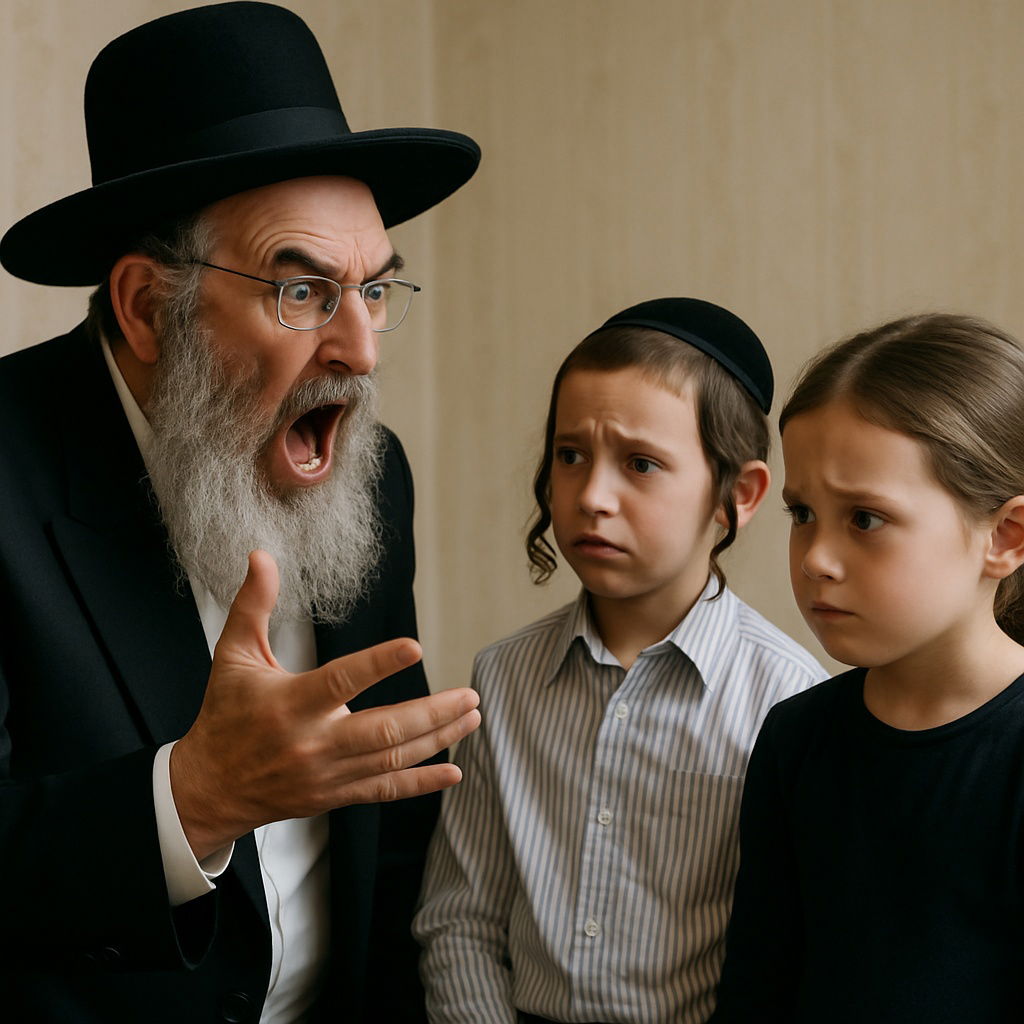 סבא צועק על הנכדים | אילוסטרציה