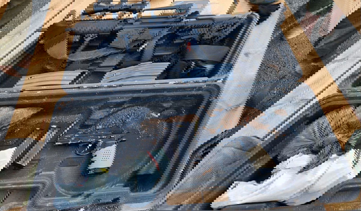 חלק מהשלל שנתפס בשטחים, הלילה