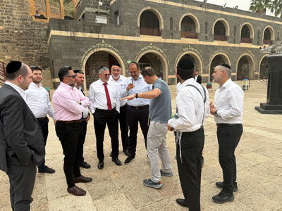 היערכות להילולת ר' מאיר בעל הנס