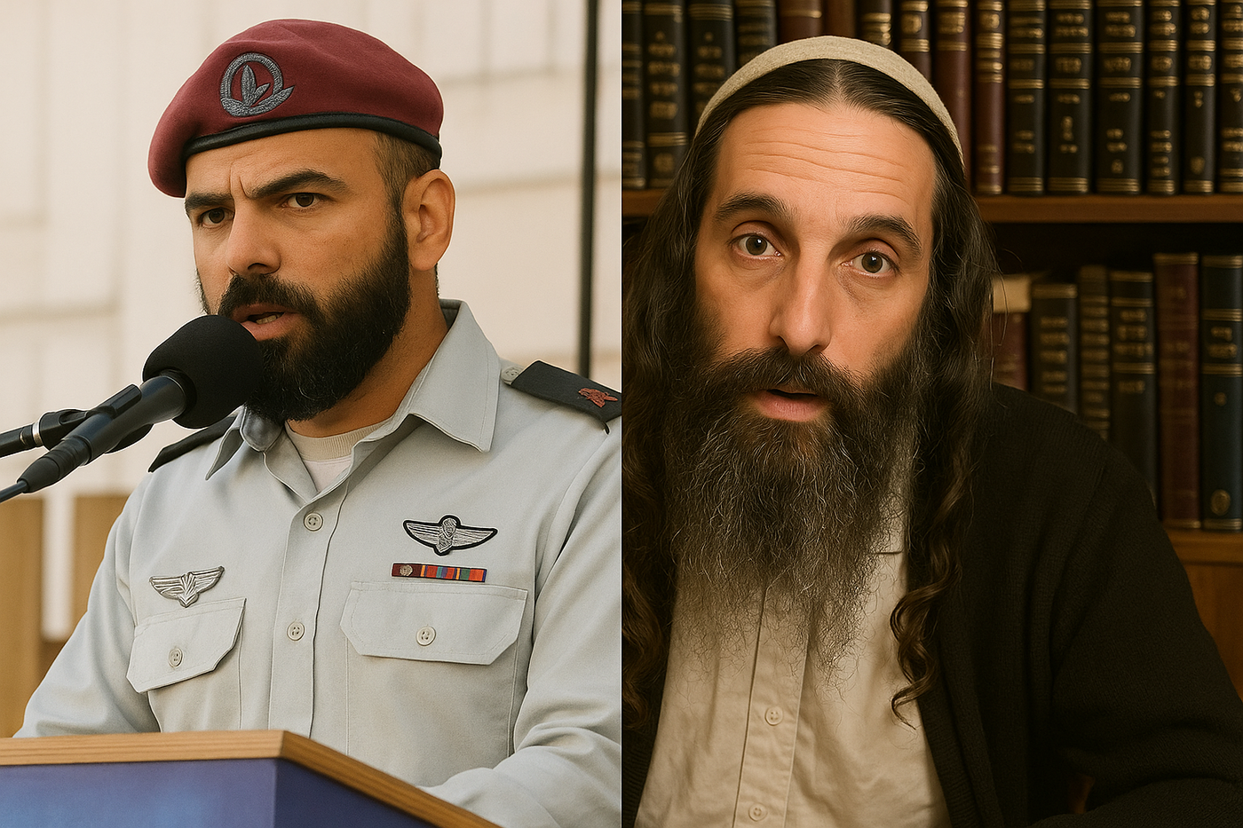 "בין חשמונאים לנטורי קרתא" איש נטורי קרתא - יואליש קרויס ומח"ט חשמונאים אבינועם אמונה