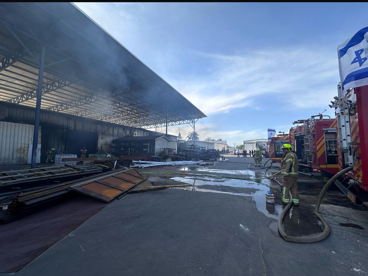 השריפה בשדה עוזיה