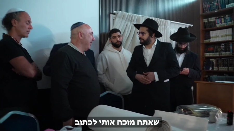 מר אהוד שווארץ אצל הגאון הינוקא