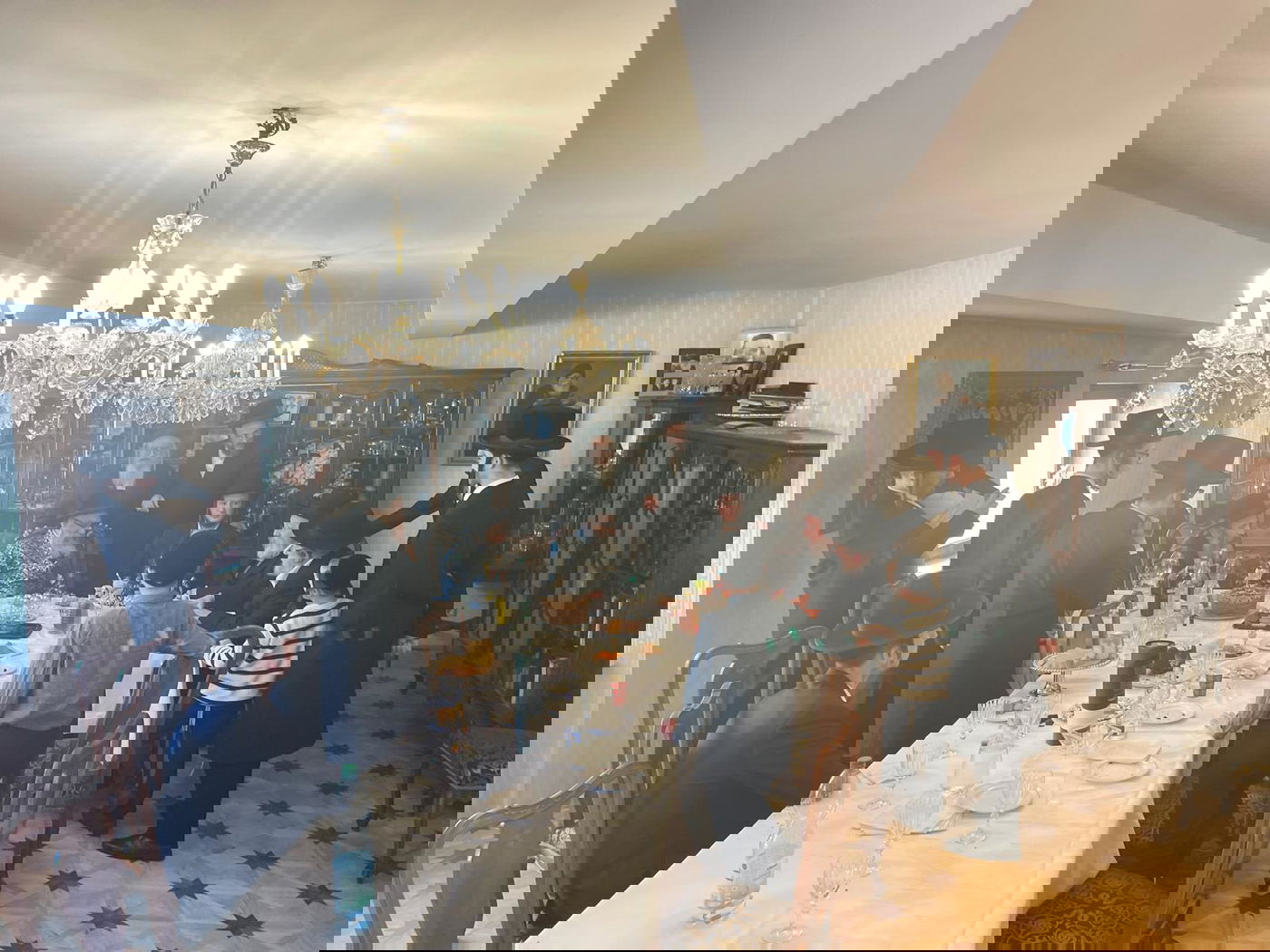 האדמו"ר מויז'ניץ מונסי בביקור בוינה