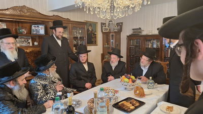 האדמו"ר מויז'ניץ מונסי בביקור בוינה