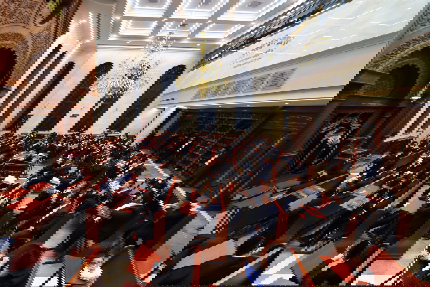 עצרת מספד בישיבת 'גאון יעקב'