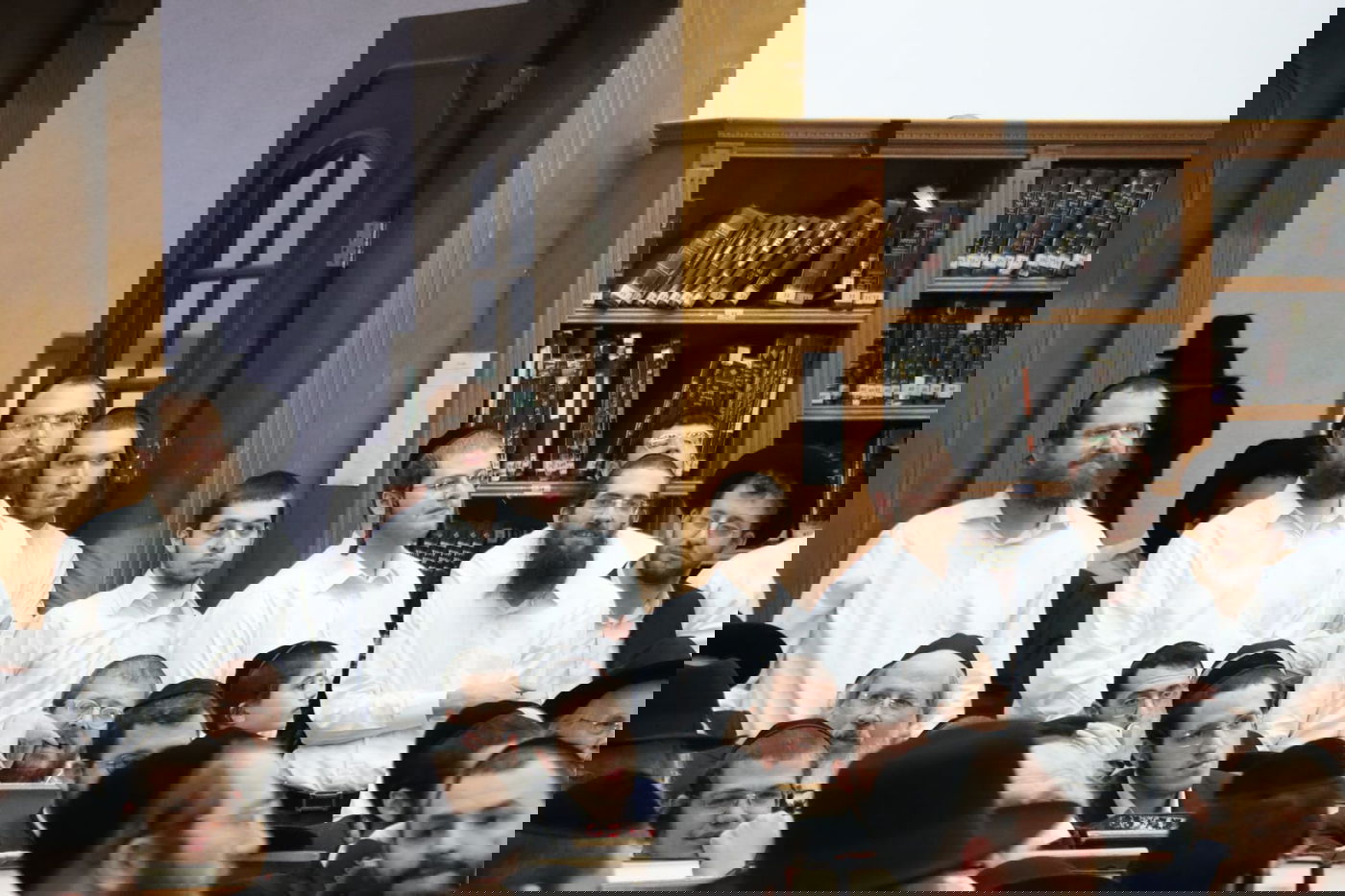 עצרת הספד בישיבת סבודקה על פטירת הגאון רבי נחמן פלונצ'ק זצ"ל