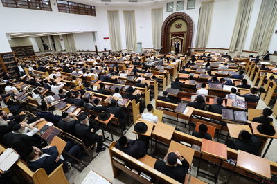 עצרת הספד בישיבת סבודקה על פטירת הגאון רבי נחמן פלונצ'ק זצ"ל