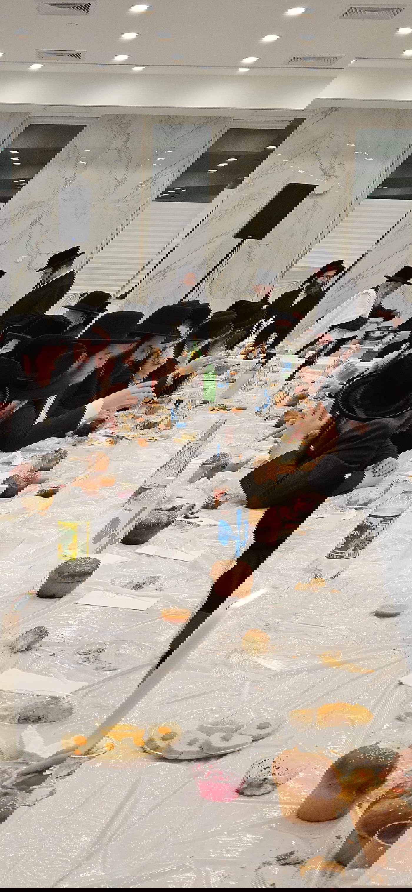 האדמו"ר מקוסען לייקווד בהילולת הרה"ק ר' ישעל'ע מקרעסטיר זי"ע