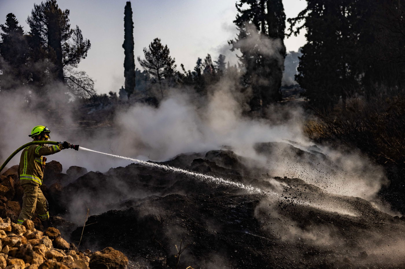 השריפה בהרי ירושלים