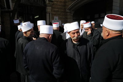 דרוזים בהלוויה במג'דל שמס, השנה