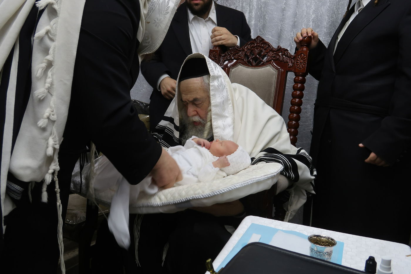 שמחת הברית לנין הגה"צ רבי מרדכי ברים