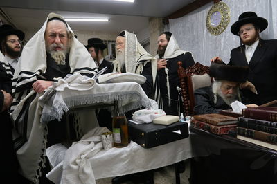 שמחת הברית לנין הגה"צ רבי מרדכי ברים