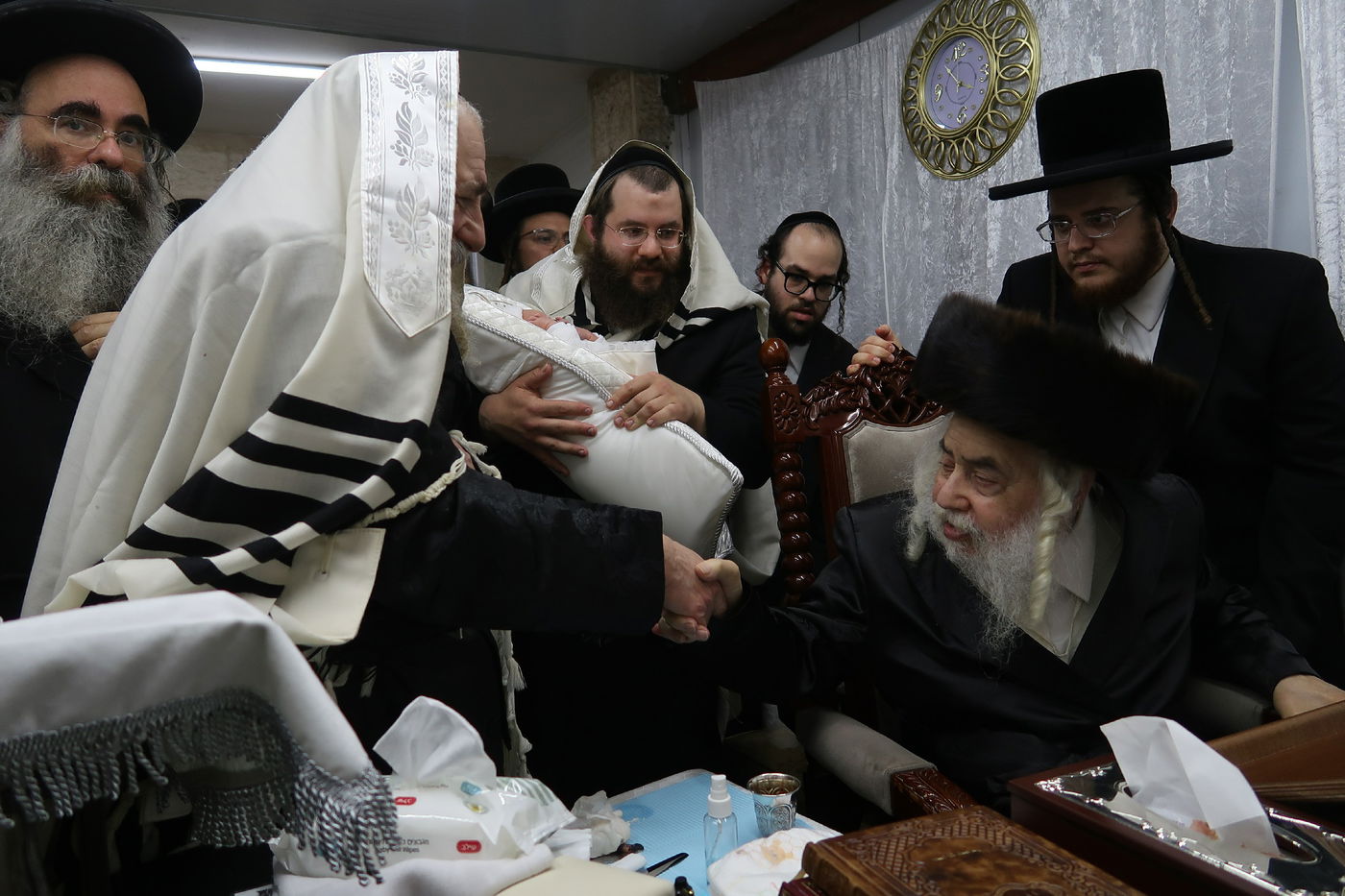 שמחת הברית לנין הגה"צ רבי מרדכי ברים