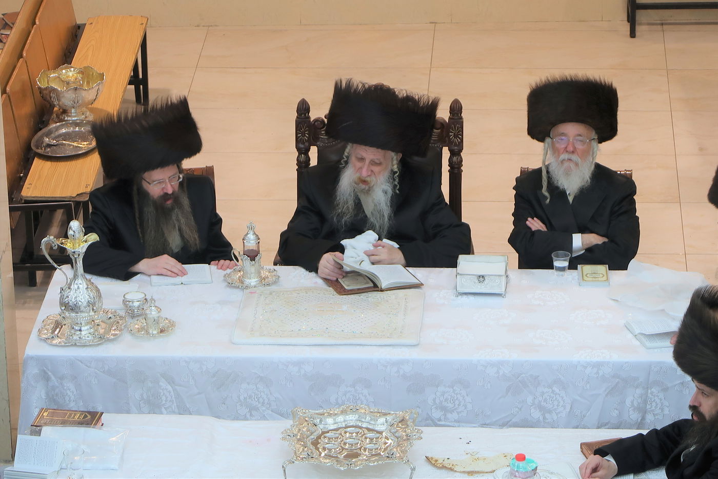 סעודת משיח בחצה"ק טשארנוביל