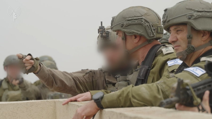 הרמטכ"ל ברצועת עזה 