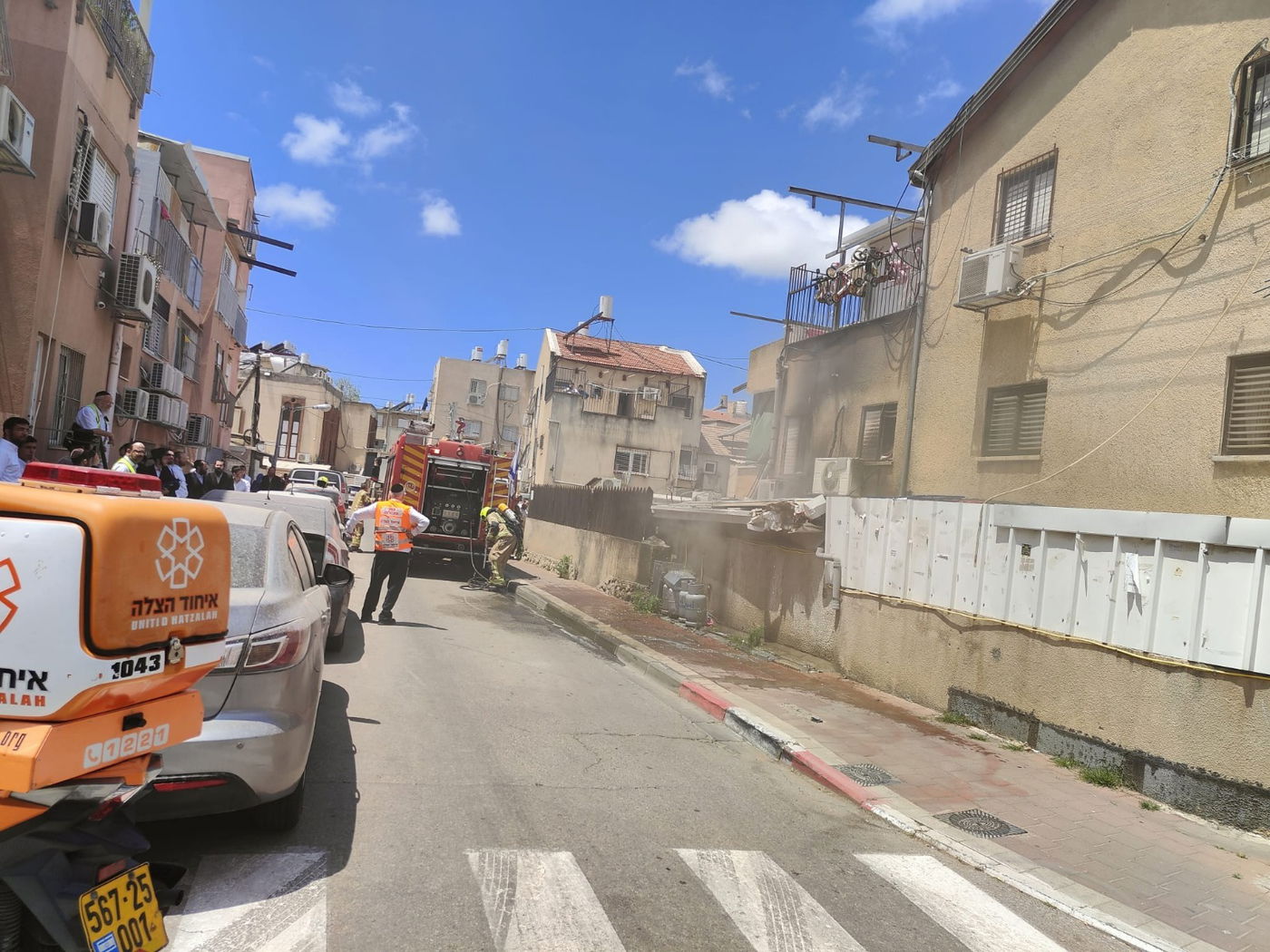 זירת השריפה