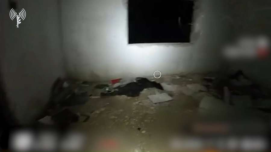 תיעוד רחפן מאיתור אמצעי לחימה במפקדה המרכזית של המשטר הסורי הישן