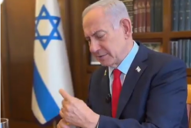 נתניהו לפני זמן קצר