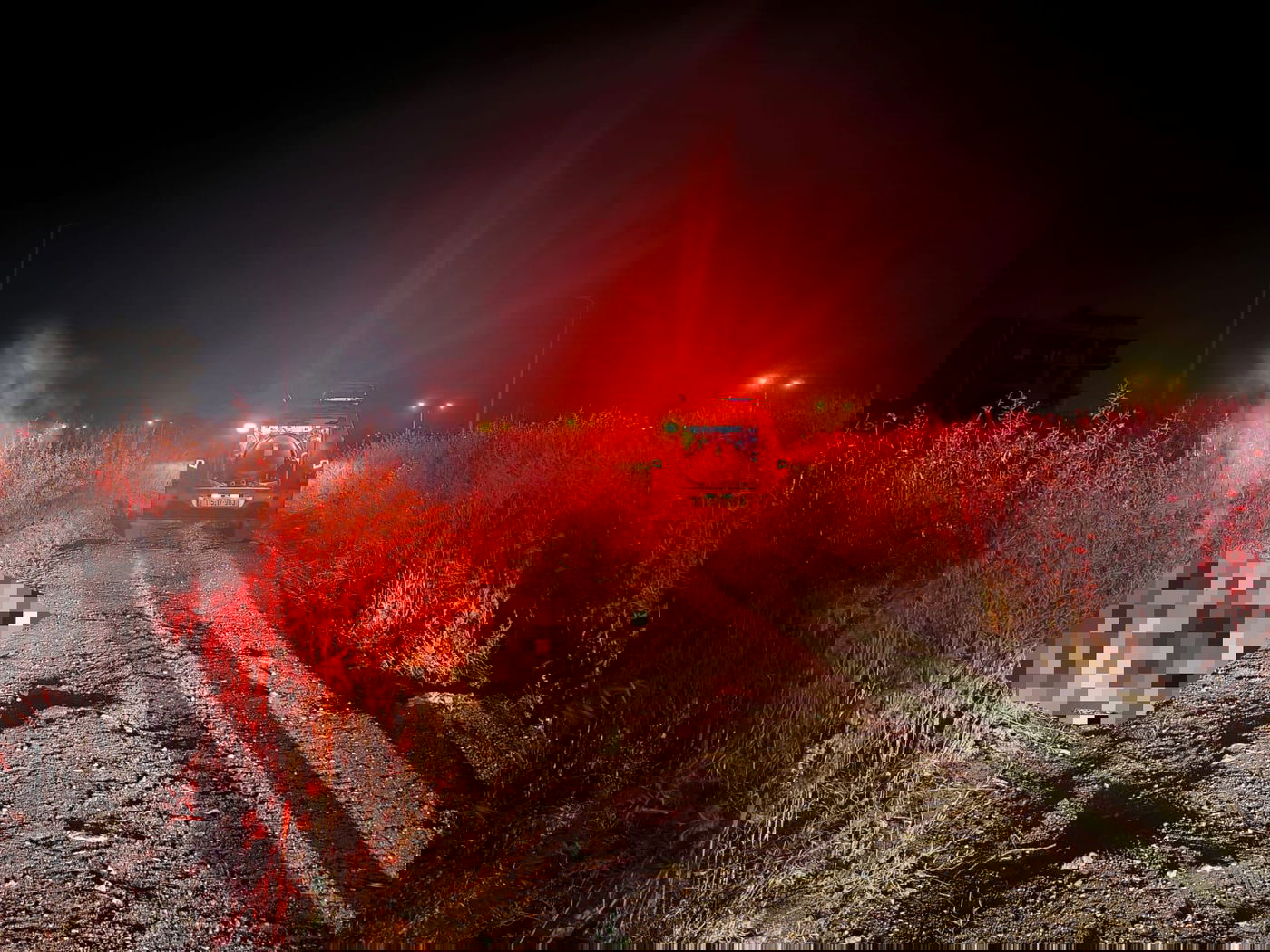 זירת השריפה בג'לג'וליה