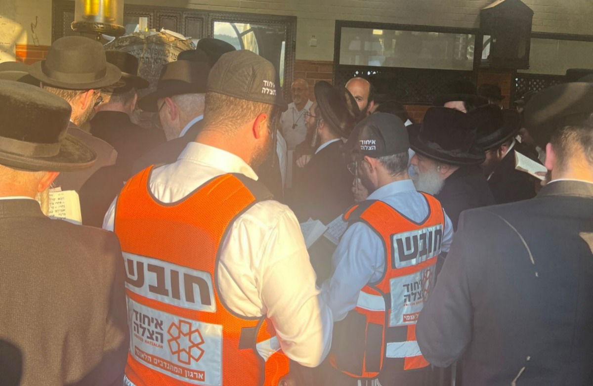 ההילולא בקערעסטיר -193 איש קיבלו מענה רפואי מאיחוד הצלה