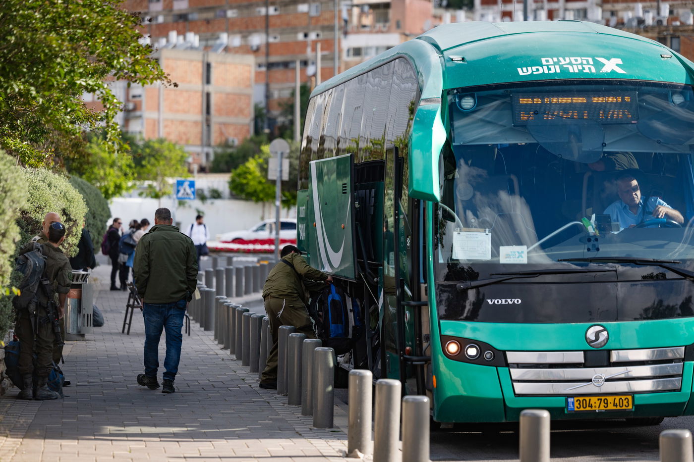 המילואימניקים נפרדים מהמשפחה