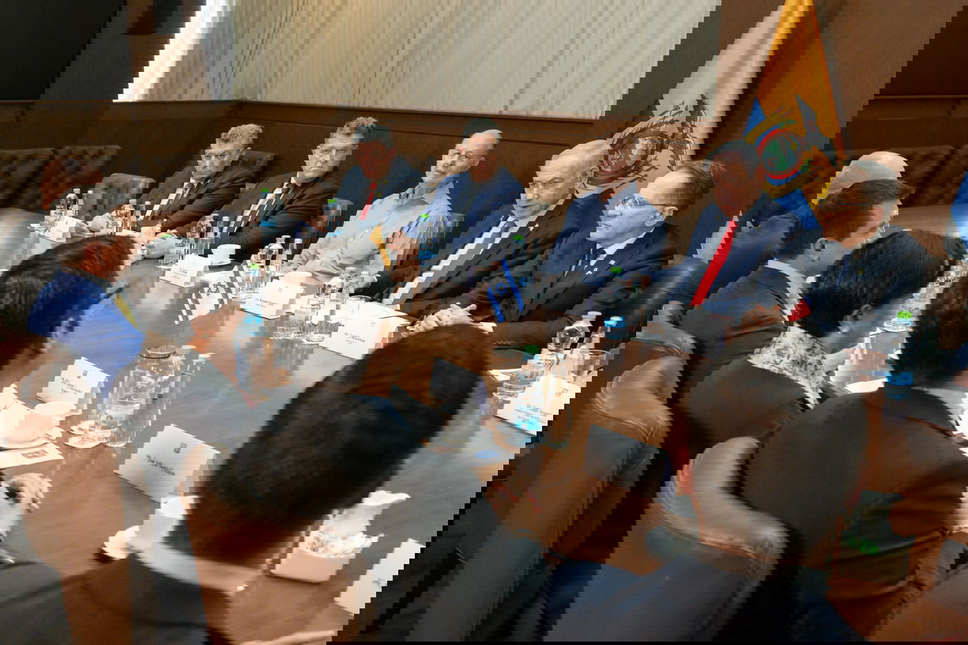 נתניהו ונשיא אקוודור