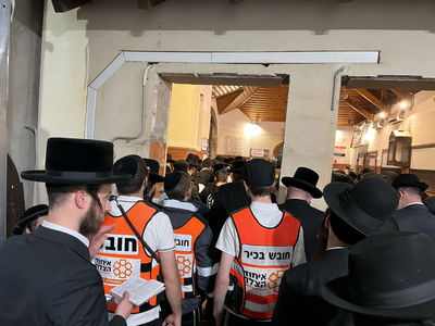 ההילולא בקערעסטיר -193 איש קיבלו מענה רפואי מאיחוד הצלה