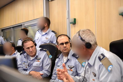 תיעוד מבור חיל האוויר במהלך התקיפות בתימן