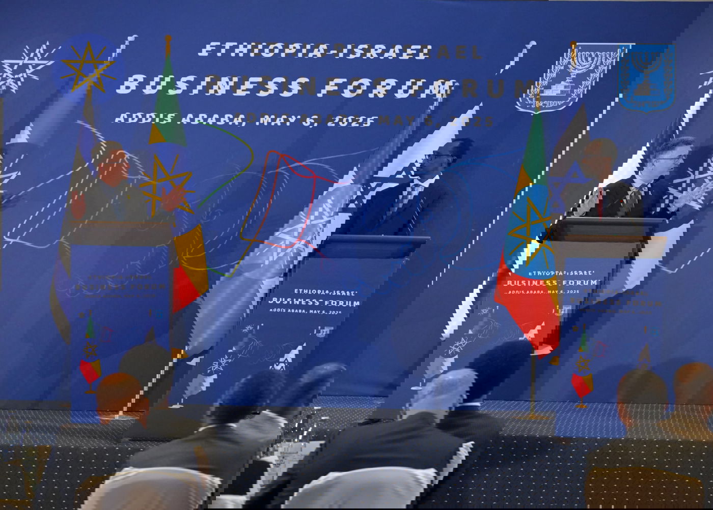 סער עם מקבילו האתיופי