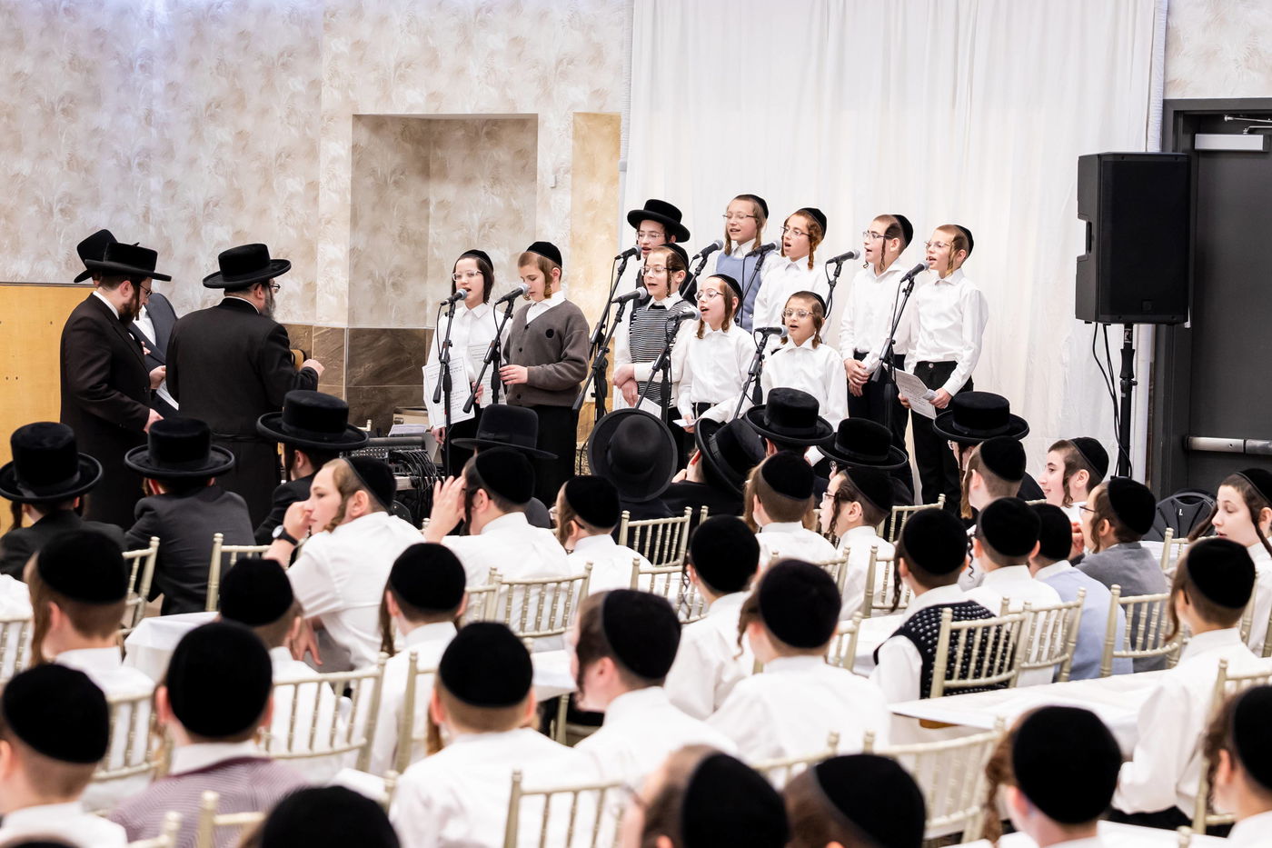 האדמו"ר מסאטמר בביקור בבלומינגבערג