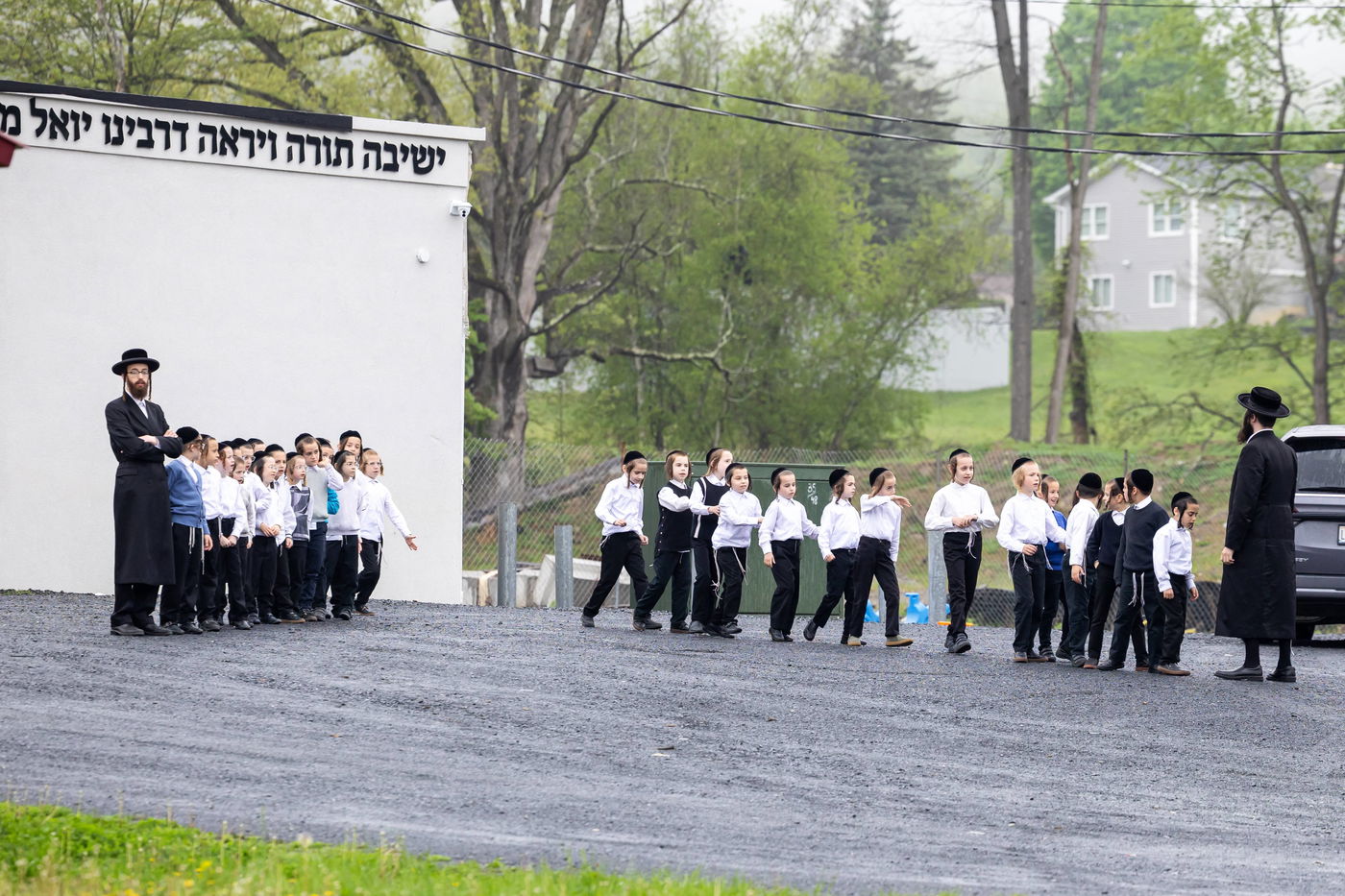 האדמו"ר מסאטמר בביקור בבלומינגבערג