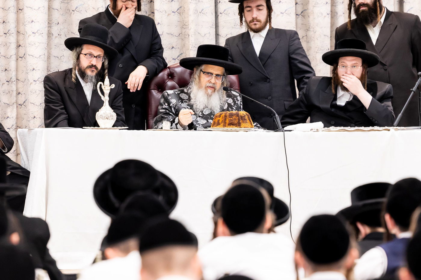 האדמו"ר מסאטמר בביקור בבלומינגבערג