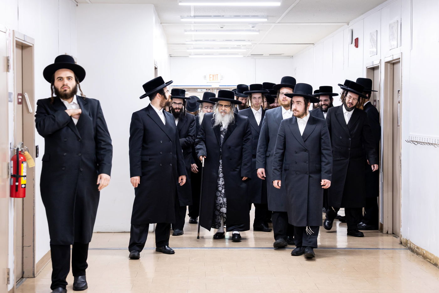 האדמו"ר מסאטמר בביקור בבלומינגבערג