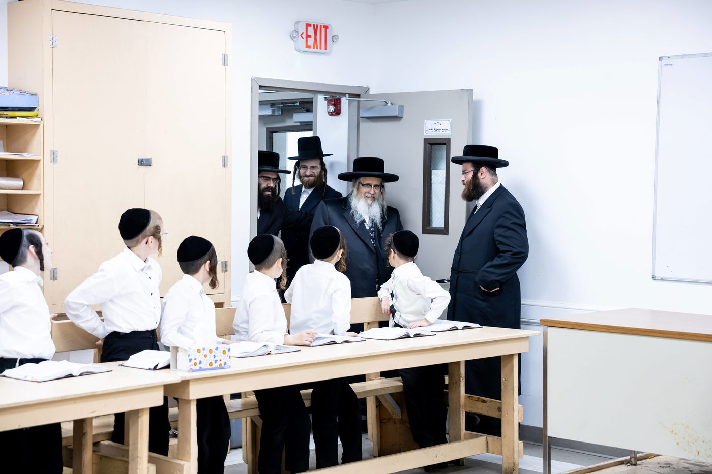 האדמו"ר מסאטמר בביקור בבלומינגבערג