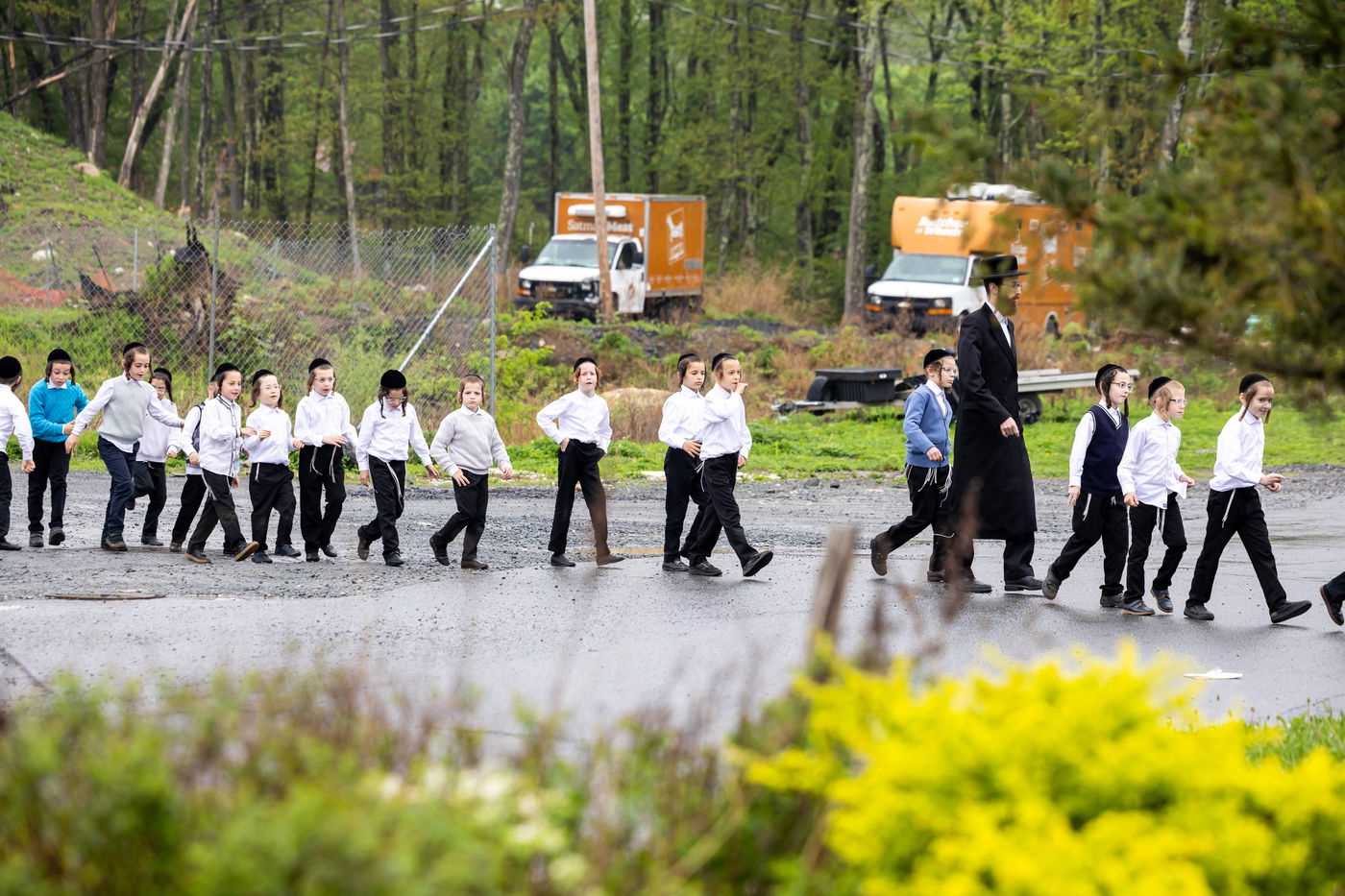האדמו"ר מסאטמר בביקור בבלומינגבערג