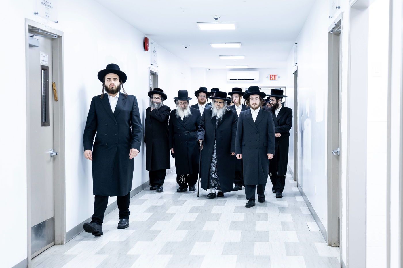 האדמו"ר מסאטמר בביקור בבלומינגבערג