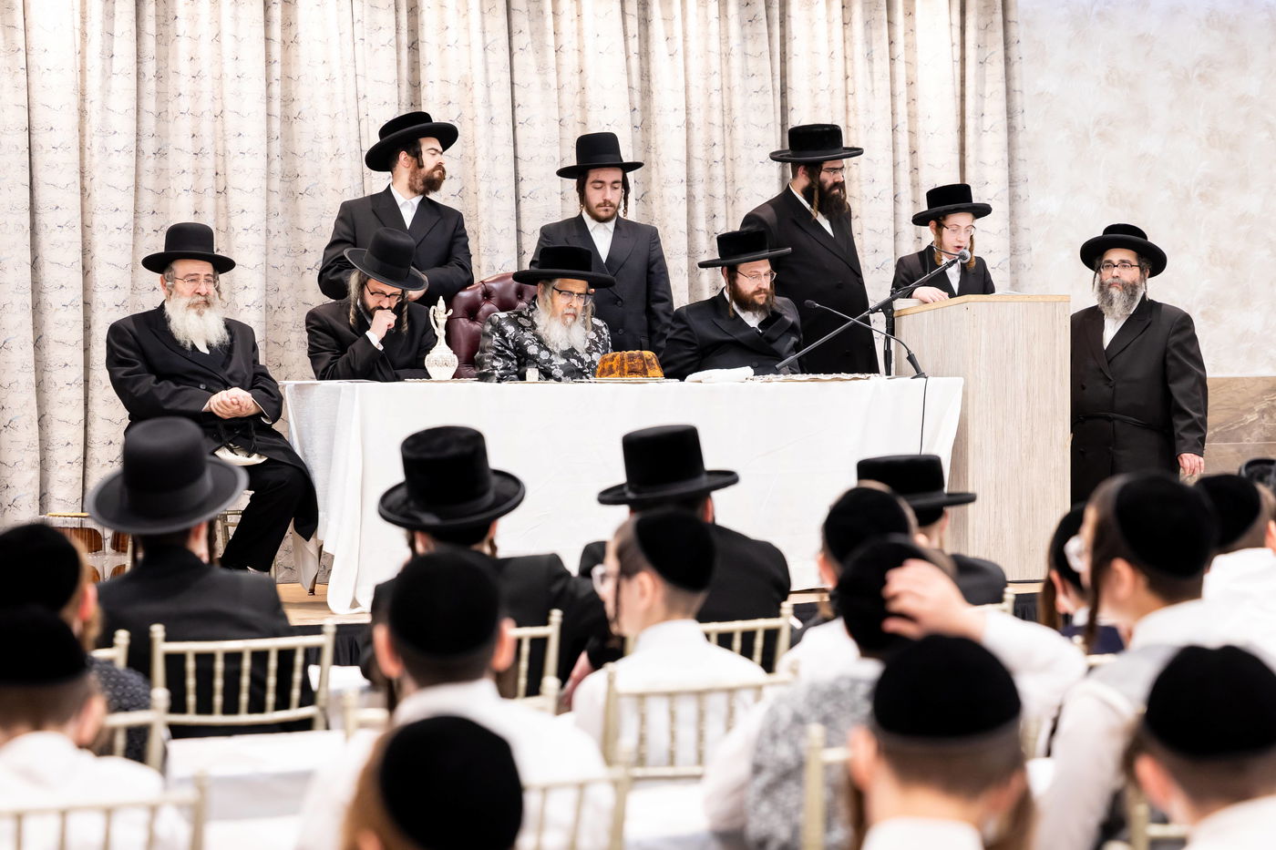 האדמו"ר מסאטמר בביקור בבלומינגבערג