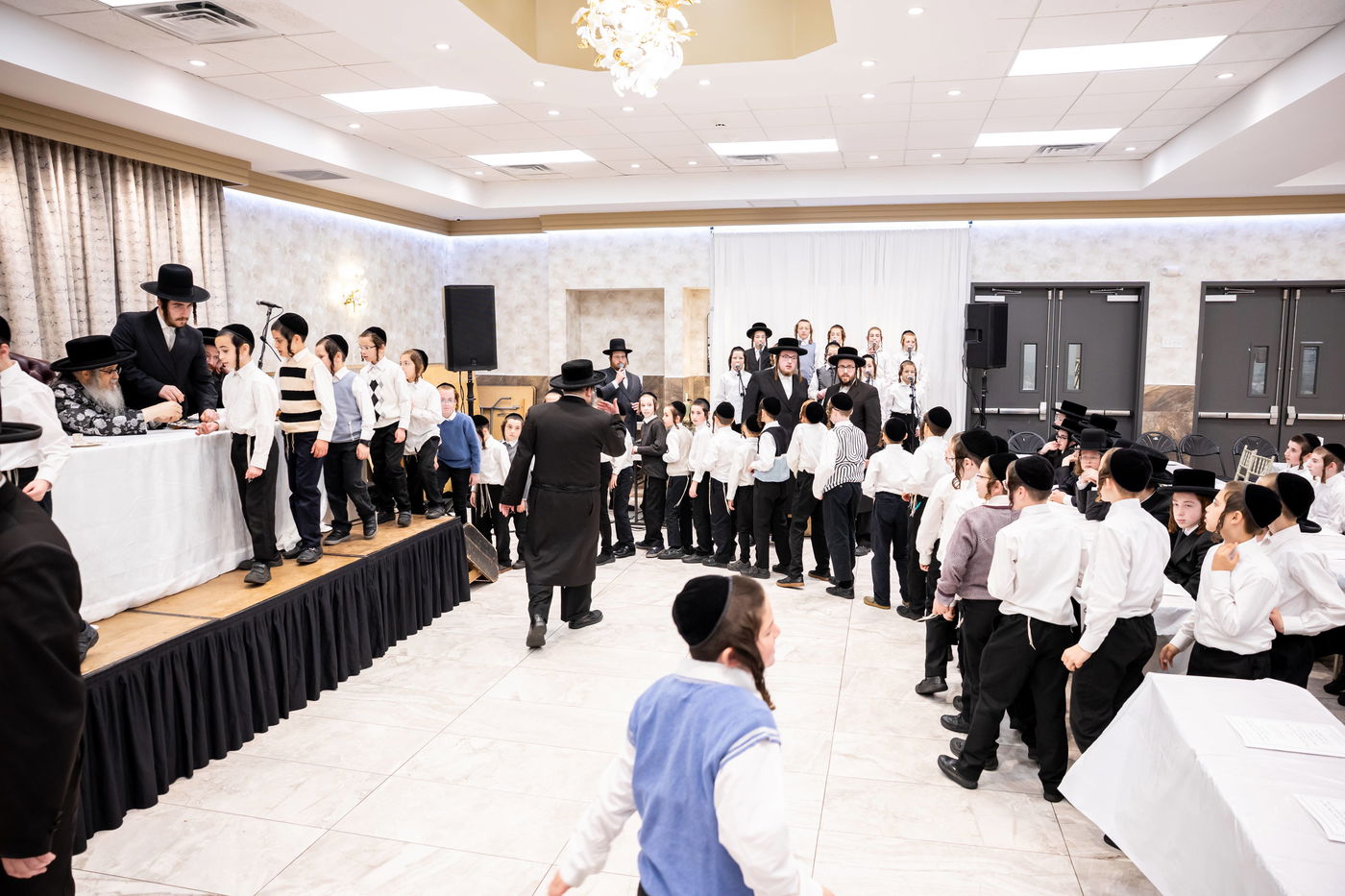 האדמו"ר מסאטמר בביקור בבלומינגבערג