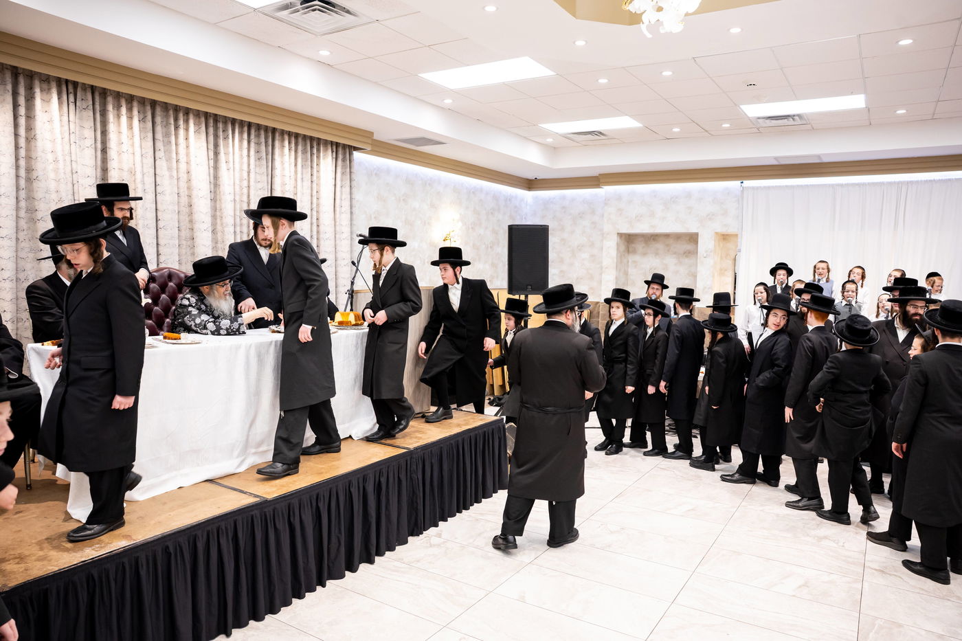 האדמו"ר מסאטמר בביקור בבלומינגבערג