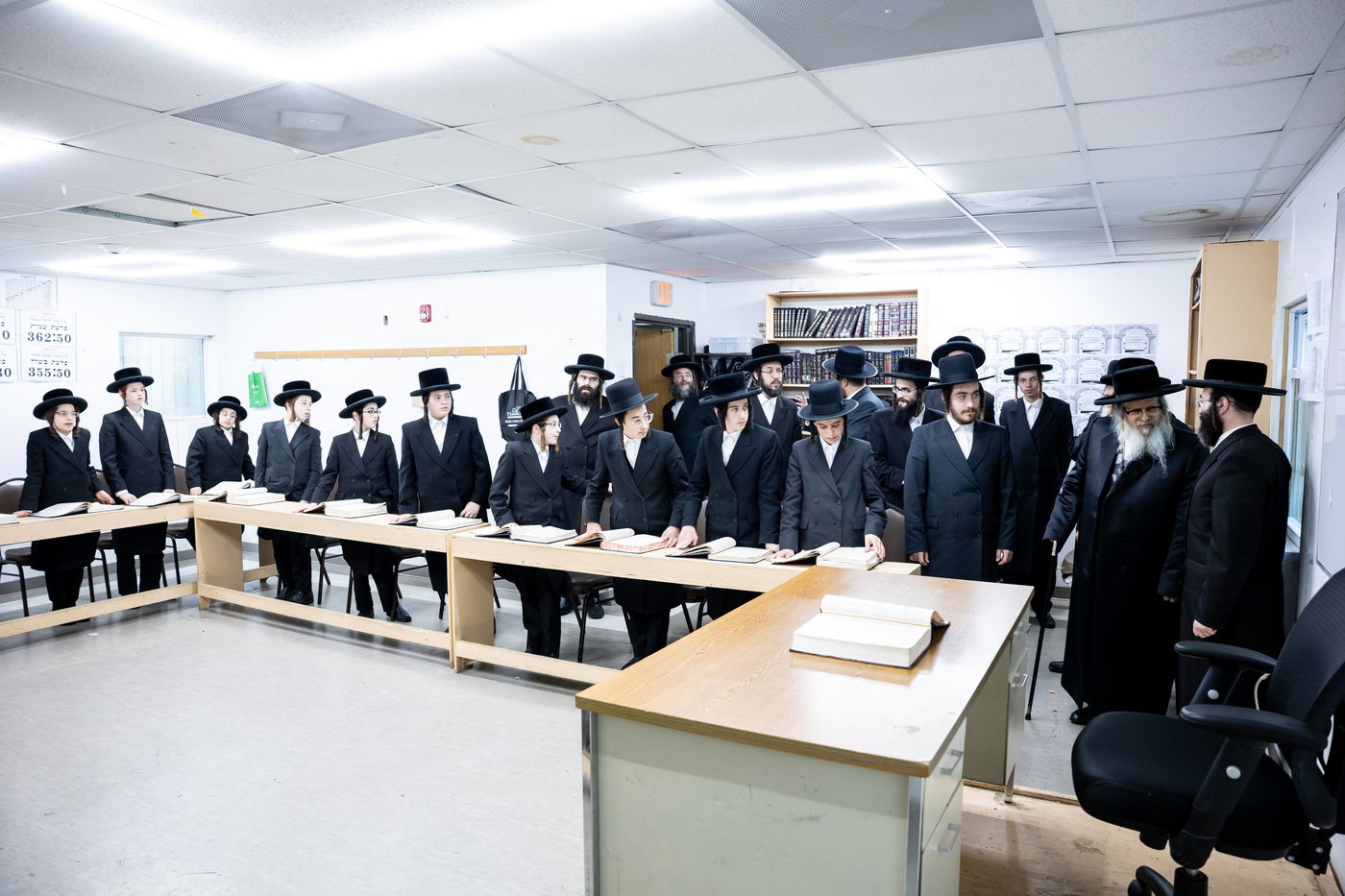 האדמו"ר מסאטמר בביקור בבלומינגבערג