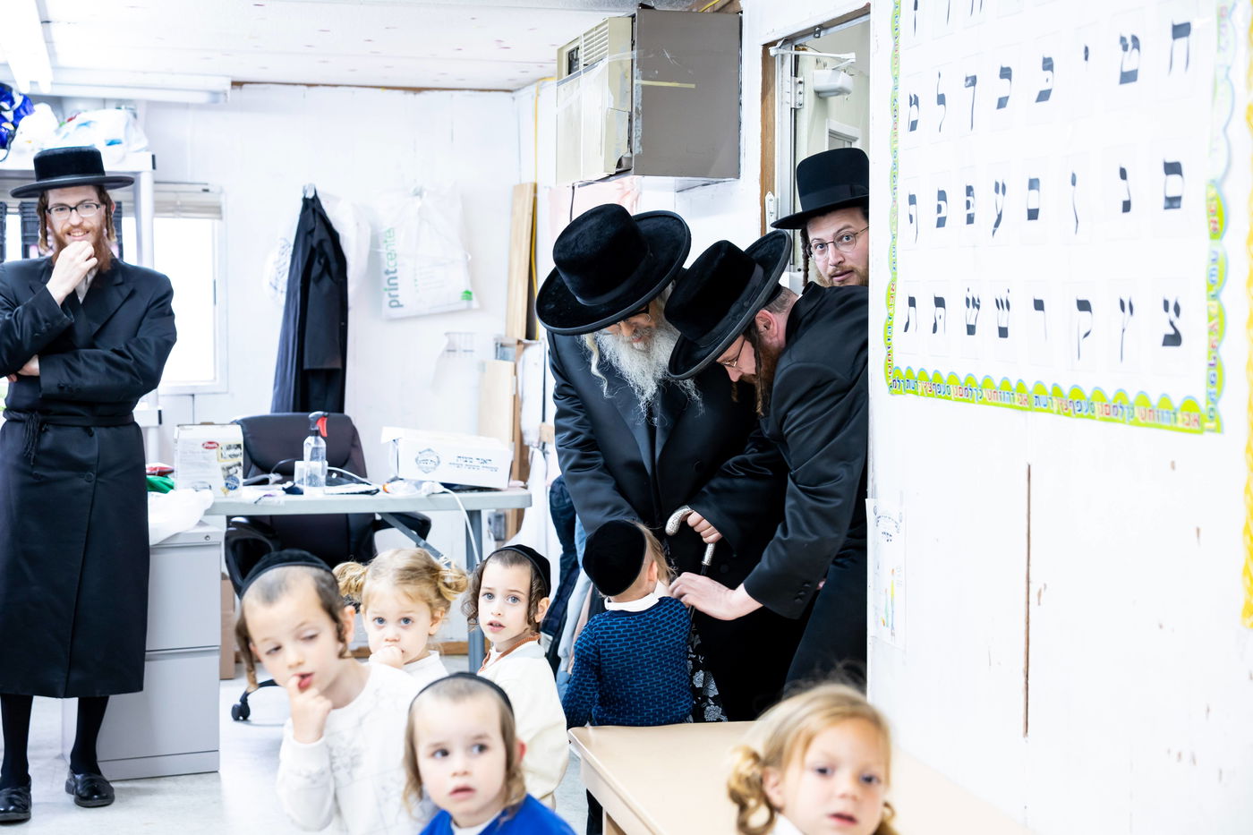 האדמו"ר מסאטמר בביקור בבלומינגבערג