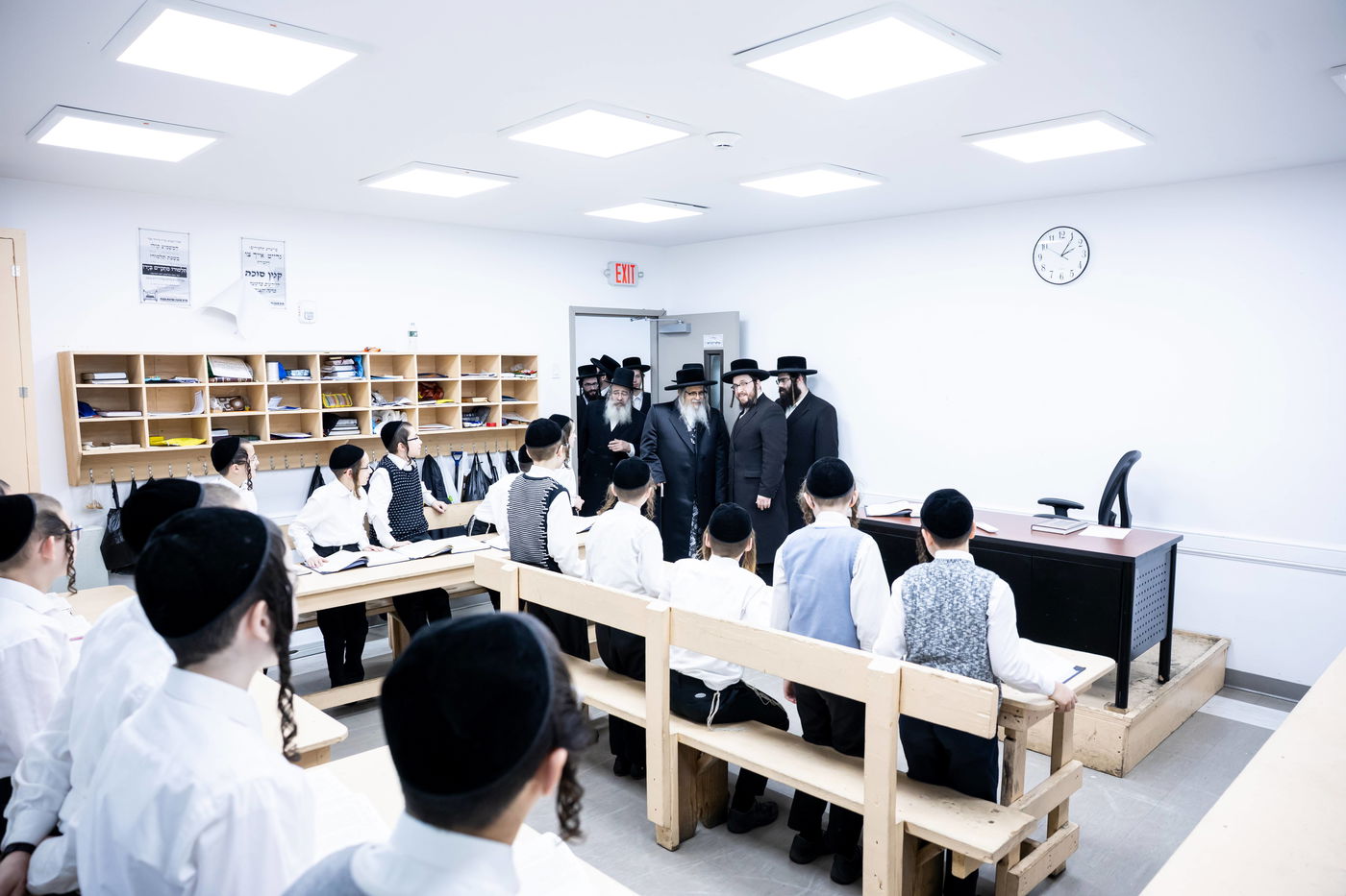 האדמו"ר מסאטמר בביקור בבלומינגבערג