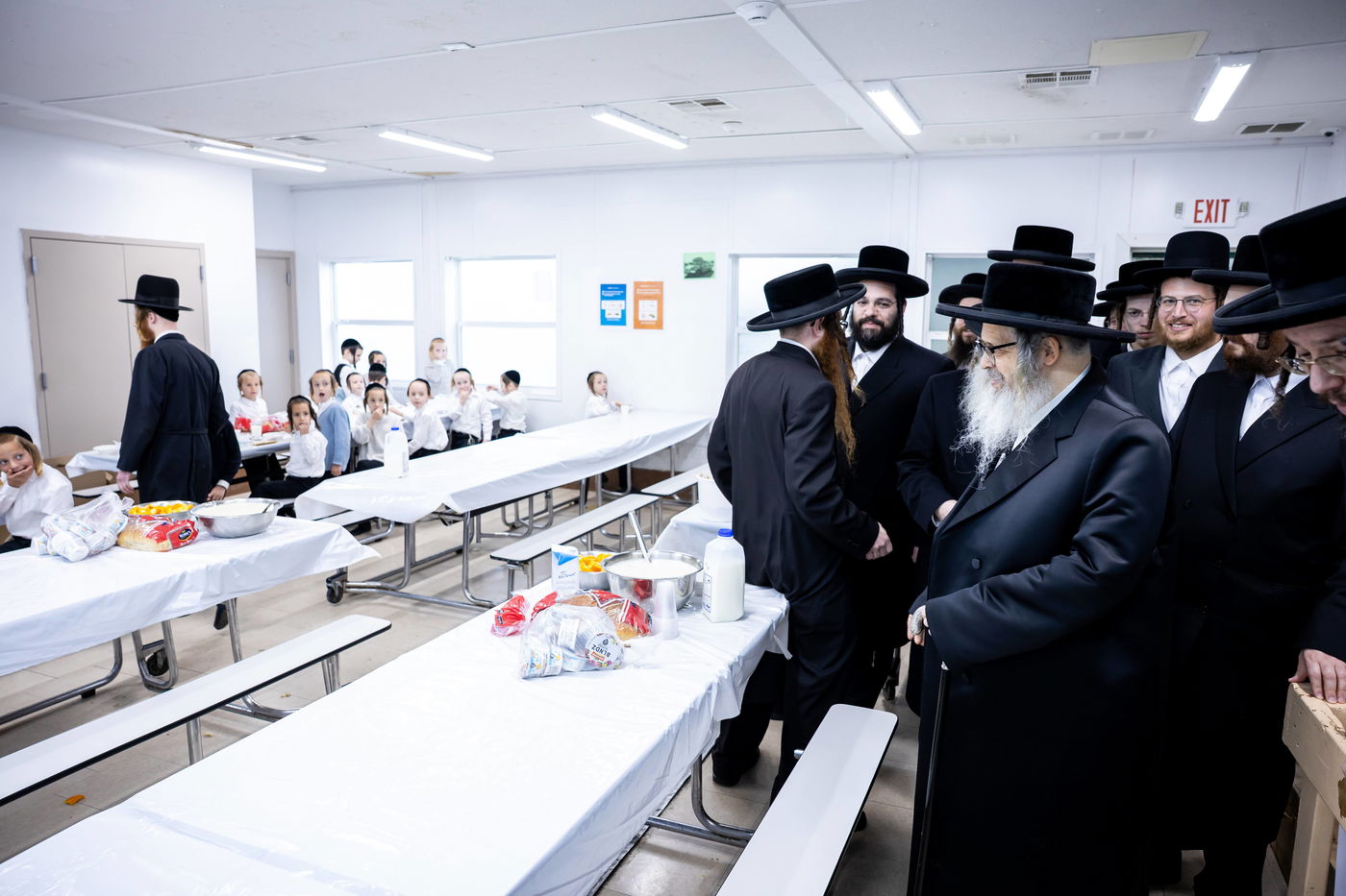 האדמו"ר מסאטמר בביקור בבלומינגבערג