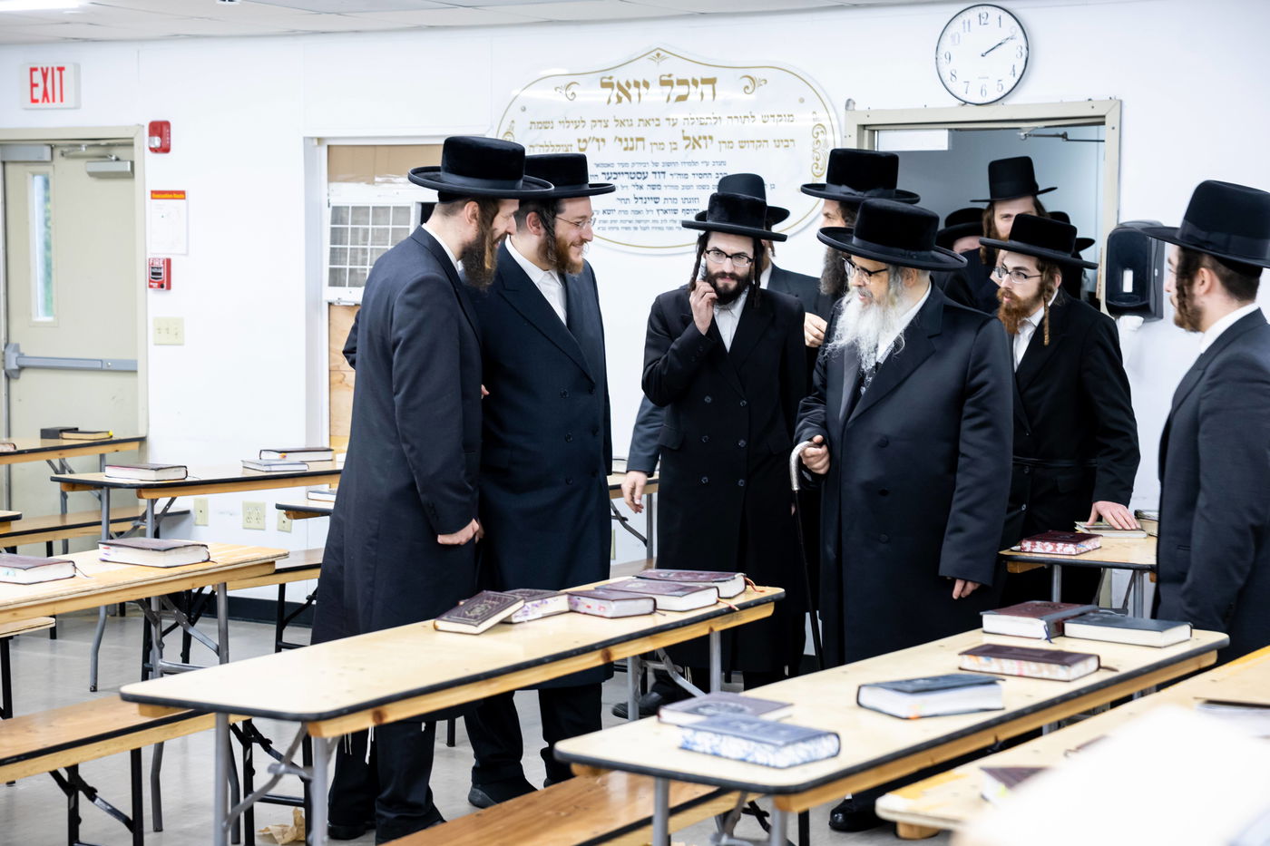 האדמו"ר מסאטמר בביקור בבלומינגבערג