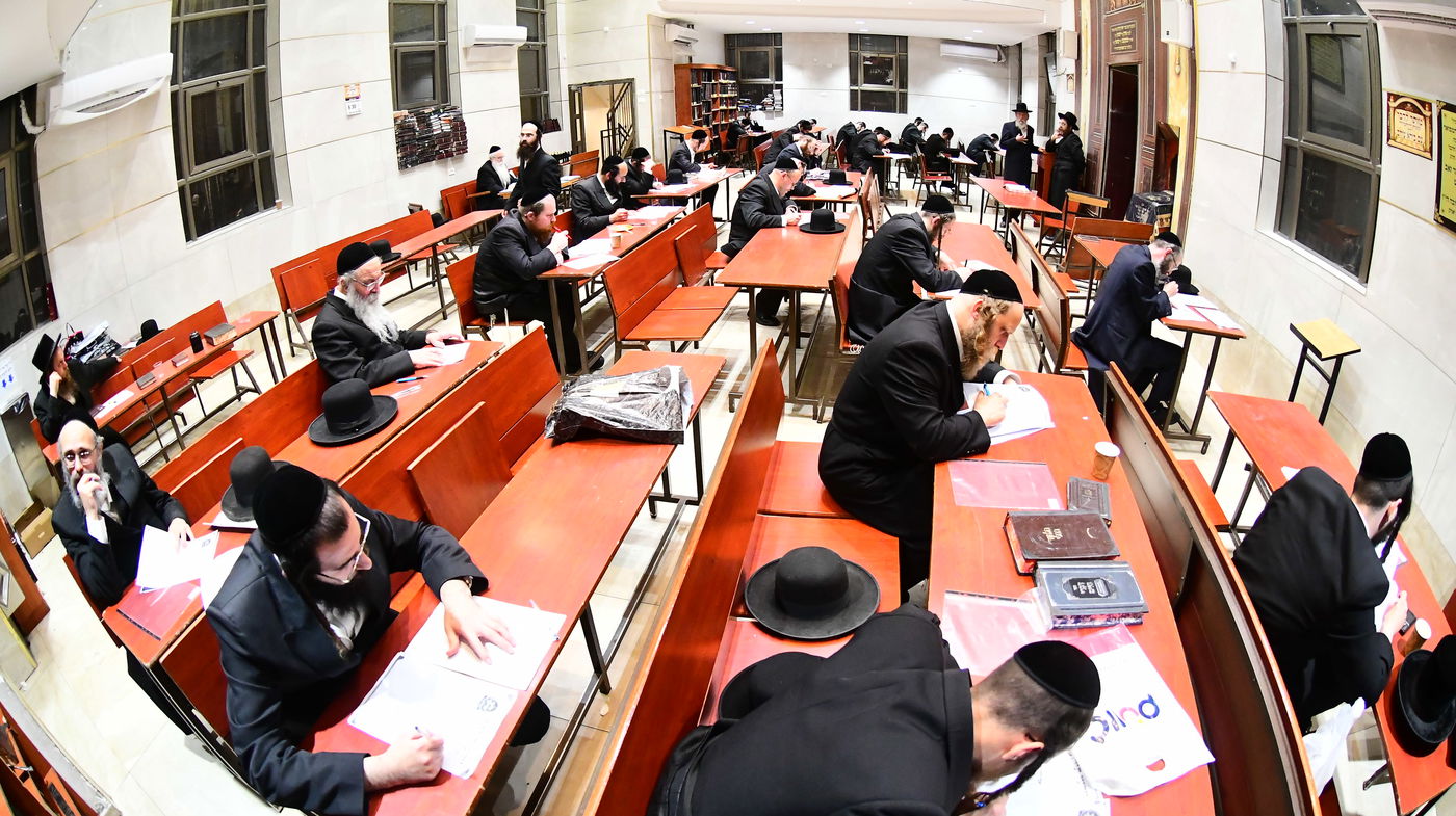 מבחן על אלפי דפי גמרא במודז'יץ