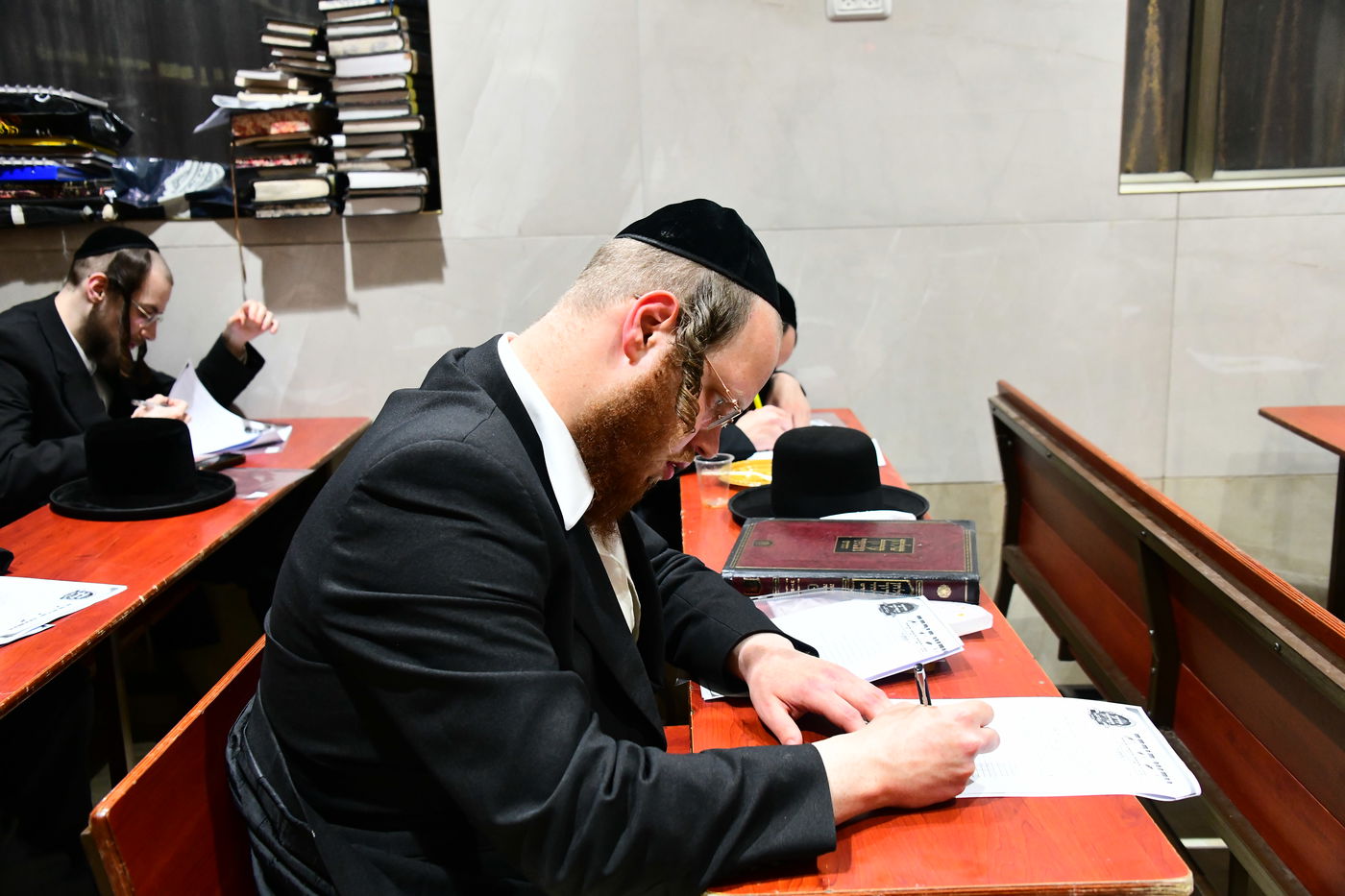 מבחן על אלפי דפי גמרא במודז'יץ