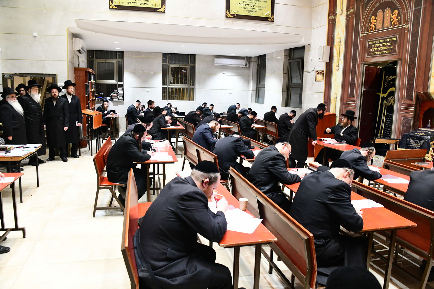 מבחן על אלפי דפי גמרא במודז'יץ